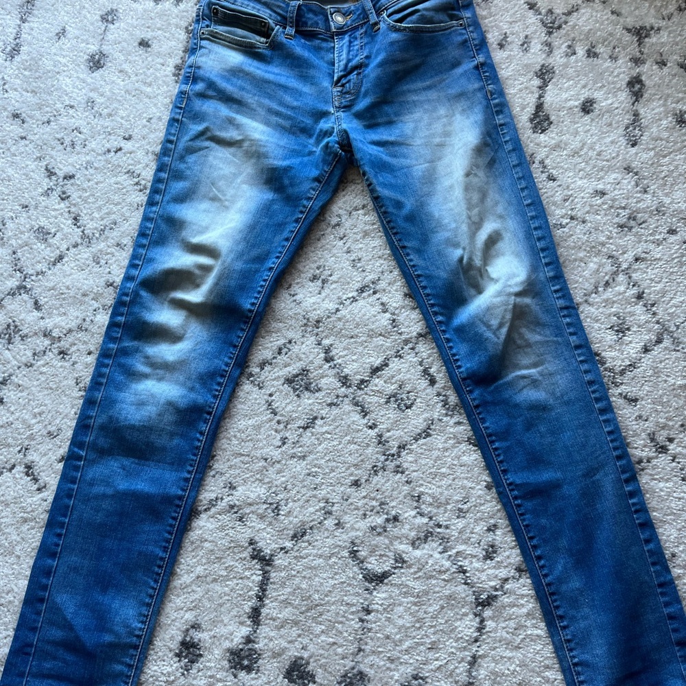 Mens extreme stretch skinny jeans size 30x32